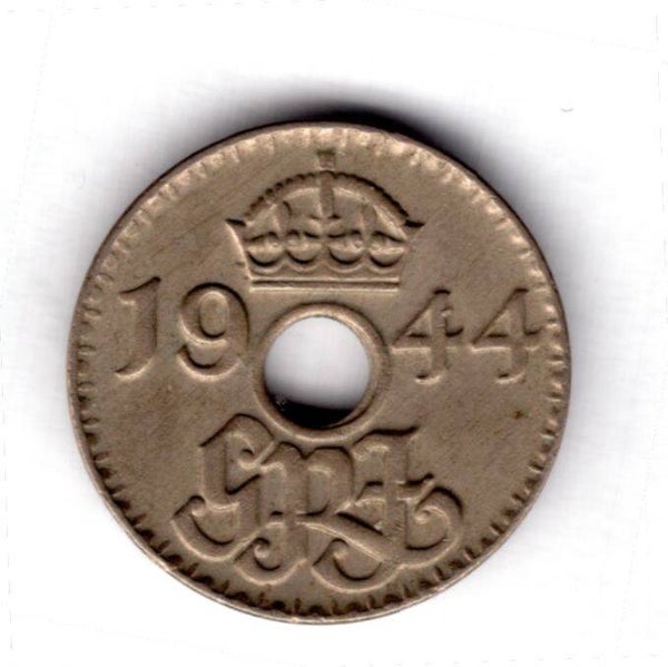 New Guinea. Threepence 1944.     DY19303