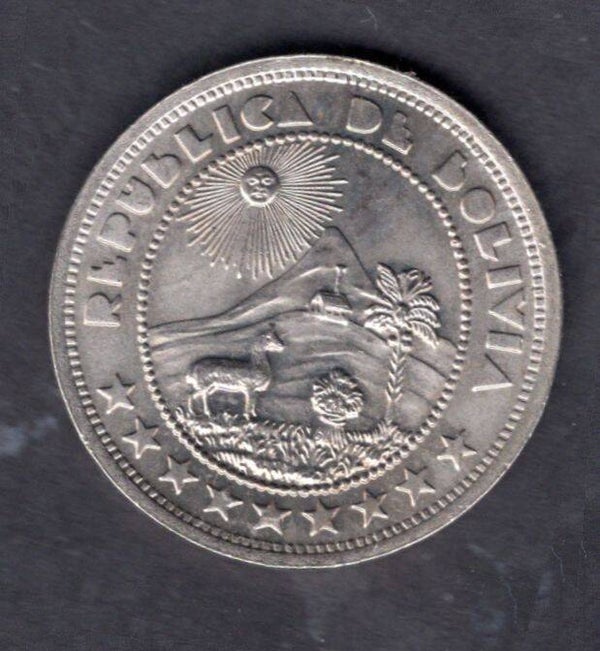 Bolivia. 10 Centavos 1937.             DY19318