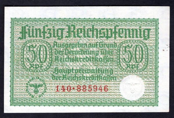 Germany. Occupied Territories 50 RPG (1942). VF-EF.    DY19326