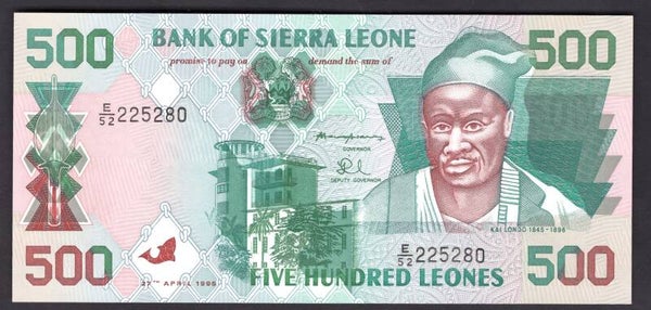 Sierra Leone. 500 Leones 1995. E/52 225280. UNC.   DY19334