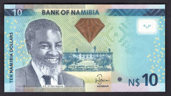 Namibia. 10 Dollars 2012. S00956688. UNC.   DY19362
