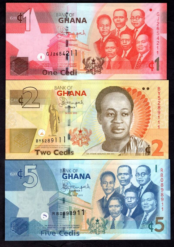 Ghana. 1 - 50 Cedis 2015.   DY19391