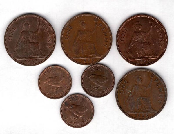 Great Britain, Elizabeth II, key date group (7).   DY19530