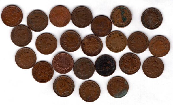 USA. Indian Head Cents (24).   DY19554
