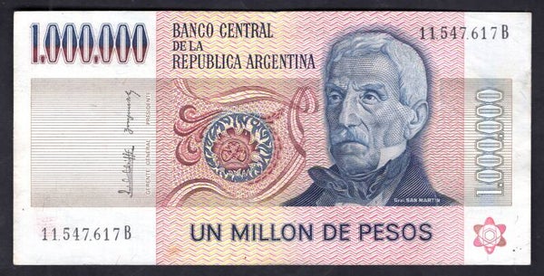 Argentina. One Million Pesos (1981-83). 11.547.617B. GVF.   DY19563