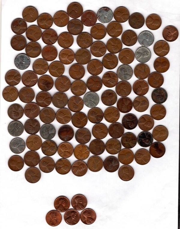 USA. 100 Wheat Ear Cents.   dy19589