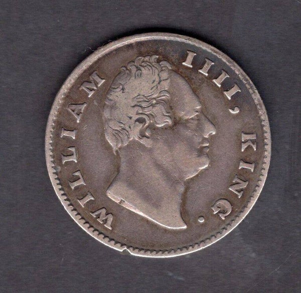 East India Company. 1/2 Rupee 1835, Incuse F.            DY19665.