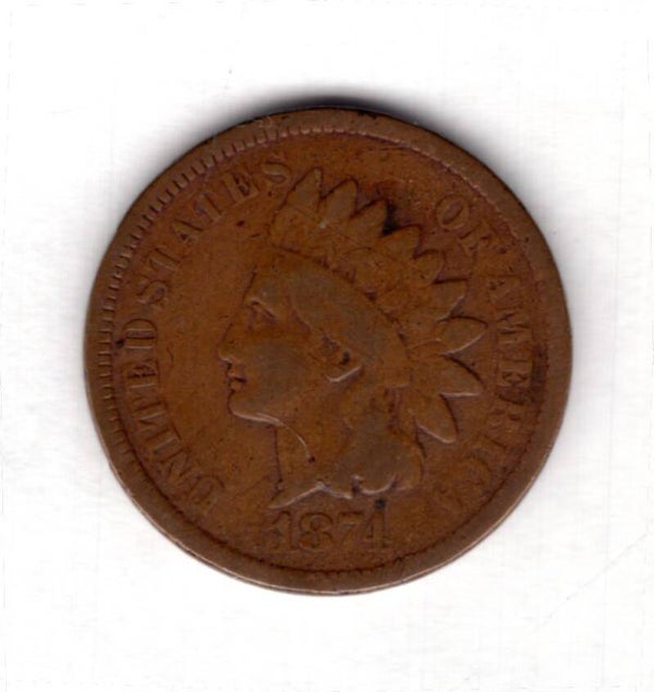 USA. Cent 1874.    DY19690