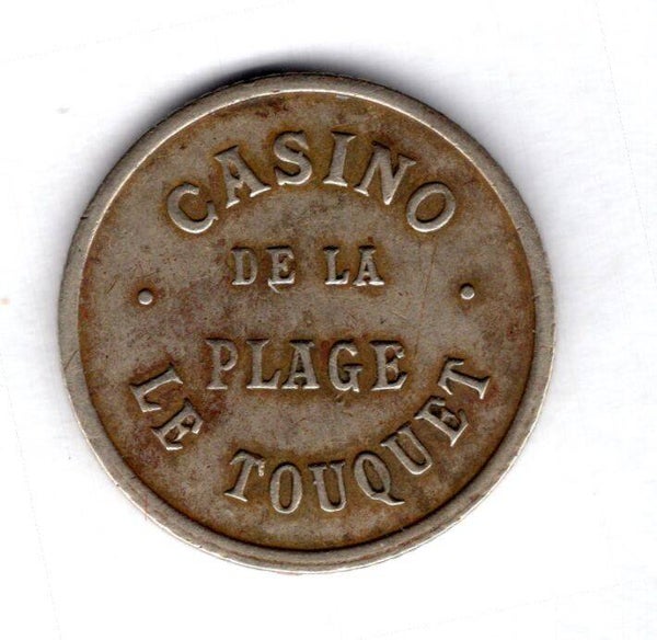 France. Le Touquet, Casino de la Plage Token.   DY19711.