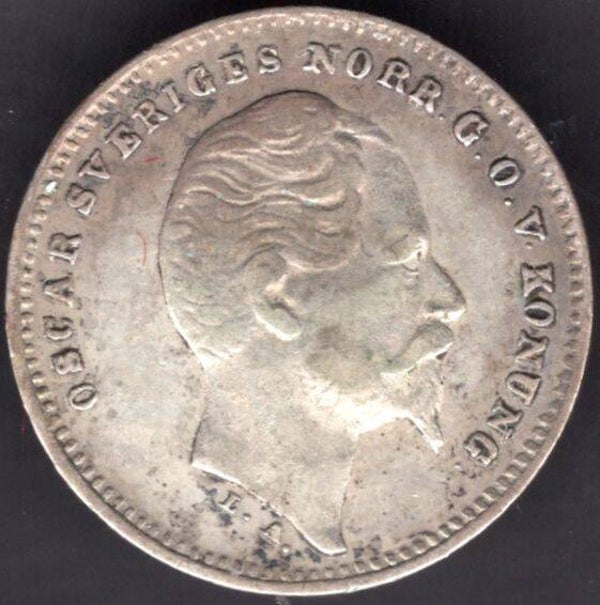 Sweden. 25 Ore 1856.   DY19724