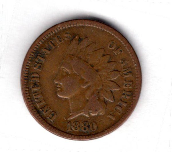 USA. Cent 1880.   DY19760
