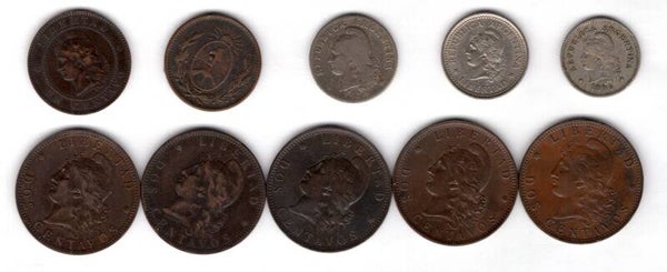 Argentina. 10 Coins.   DY19794