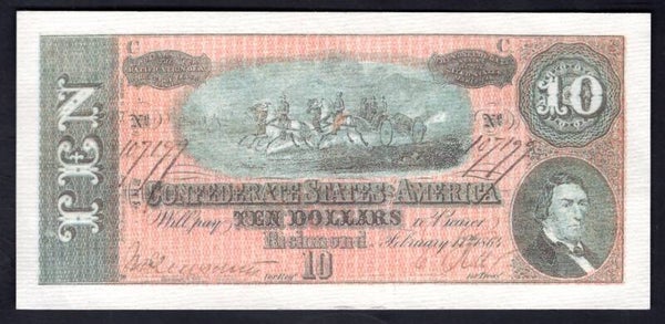 Novelty Confederate $10, Wookey Hole Mill Somerset .