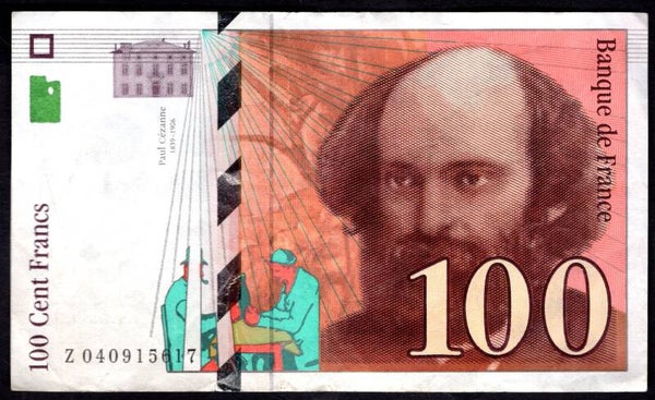 France. 100 Francs 1998. Z040915617. Crisp F-VF.   DY19862