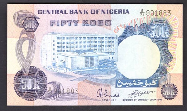 Nigeria. 50 Kobo (1978). S/74 901883. UNC.   DY19908