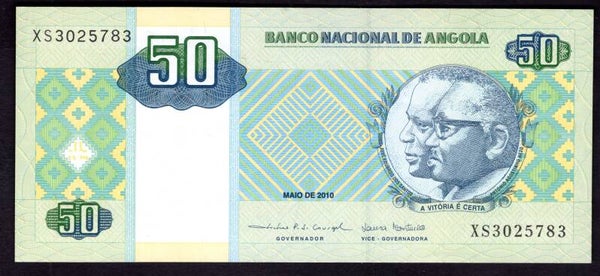 Angola. 50 Kwanzas 2010 XS3025783.  AU+.   DY19926