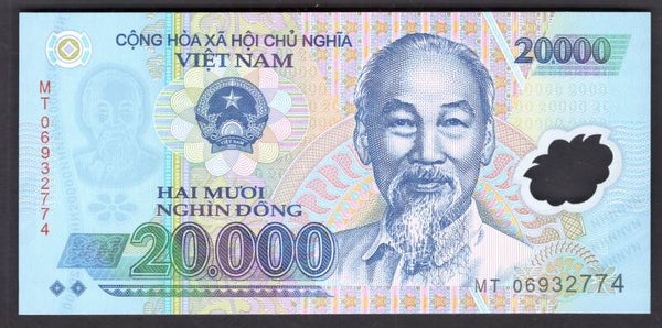 Vietnam. 20,000 Dong (20006 (WPM 120a). 06932774 UNC.   DY19970