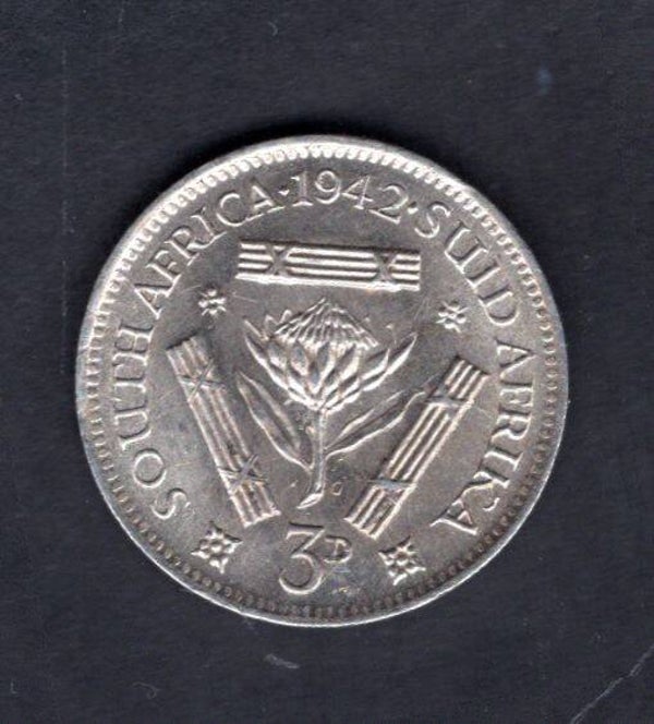 South Africa. Threepence 1942.   DY20050
