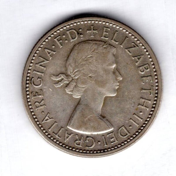 Australia. Florin Royal Visit 1954.