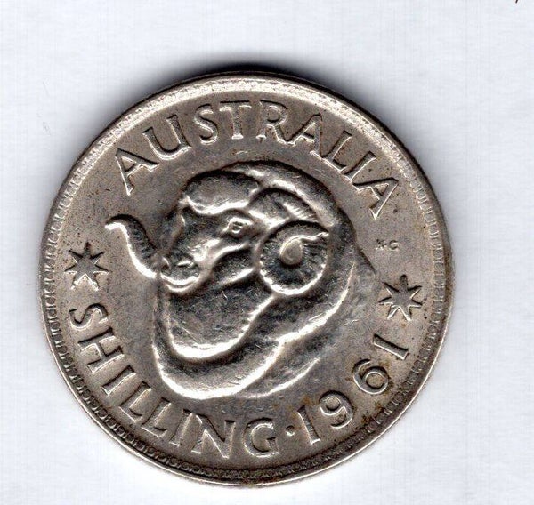 Australia. Shilling 1961.   DY20073