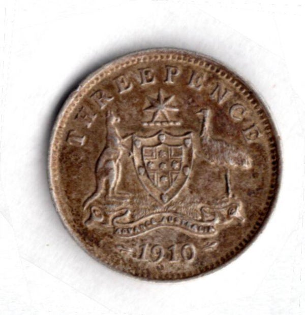 Australia. Threepence 1910.    DY20086