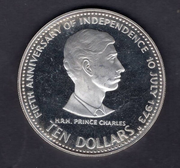 Bahamas. Proof $10 1978. Prince Charles   DY20241