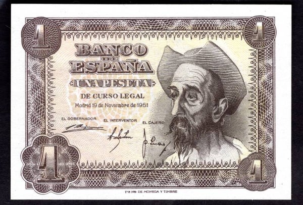Spain. Peseta 1954 P7732582 UNC.   DY20275