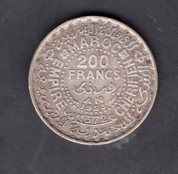 Morocco. 200 Francs 1953/1372.   DY20340