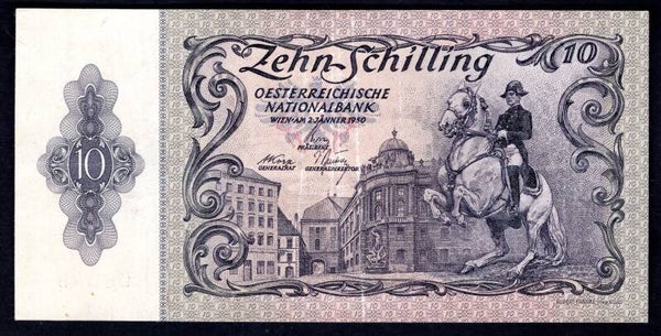 Austria. 10 Schilling 1950 (WPM 127) 1325 06549 Crisp NVF.   DY20358