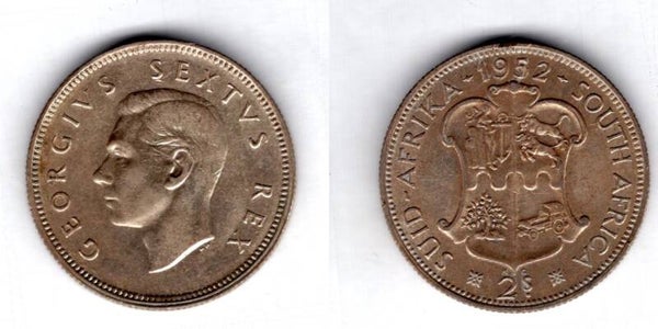 South Africa. Florin 1952  dy20439