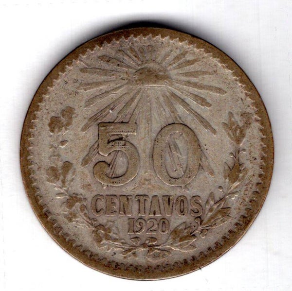 Mexico. 50 Centavos 1920.   DY20445