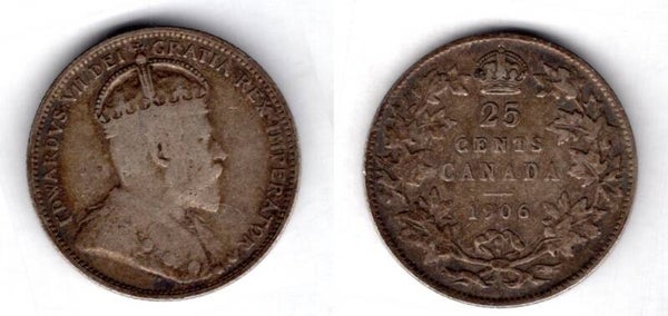 Canada. 25 Cents 1906.  dy20476