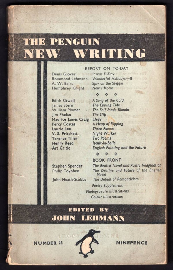 Penguin New Writing Paperback. Volume 23. Published 1945.     DY20573