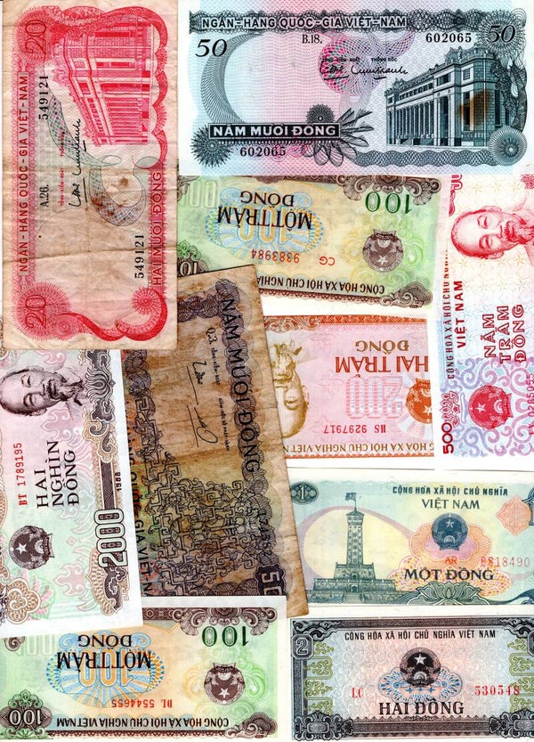 Vietnam. 26 banknotes.   DY20577.