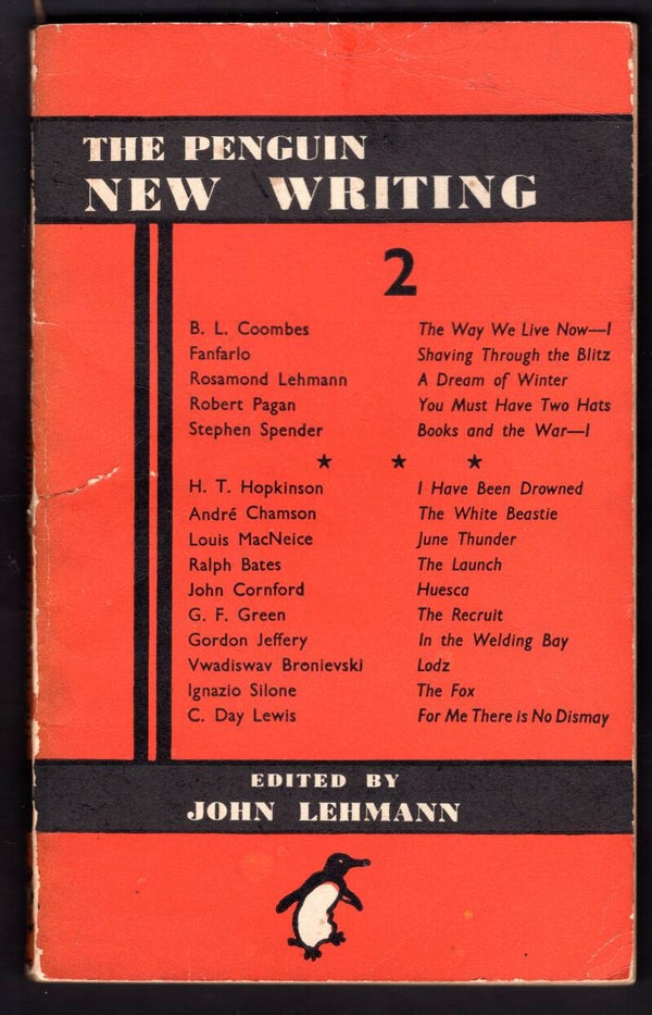 Penguin New Writing Paperback. Volume 2. Published January 1941.