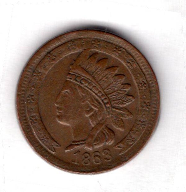 USA. Civil War Trade Token, 1860s.     dy20681