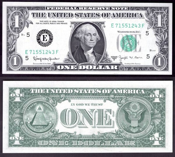 USA. FRN. Richmond series 1963B AU-UNC.  dy20741