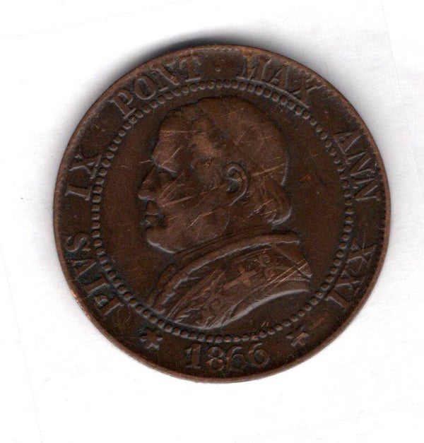 Vatican. Soldo 1866.   dy21001