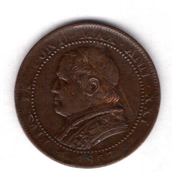Vatican. Soldo 1867.   dy21002