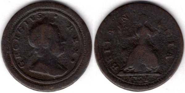 George I. Farthing 1721      dy21043