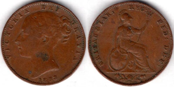 Victoria. Farthing. 1853     dy21059