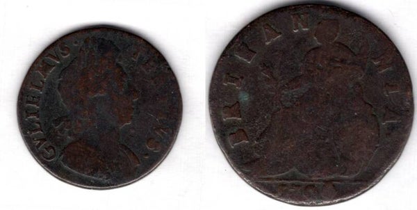 William III. Halfpenny 1700        dy21071