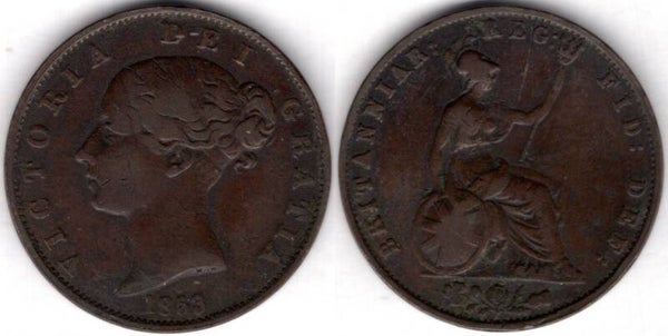 Victoria. Halfpenny 1853        dy21079