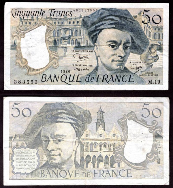 France. 50 Francs 1980 Crisp GF.    dy21128