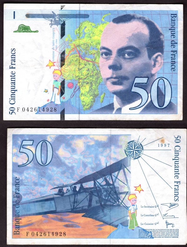 France. 50 Francs 1997 Fine.     dy21132