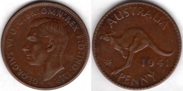 Australia. Penny 1941.  dy21189