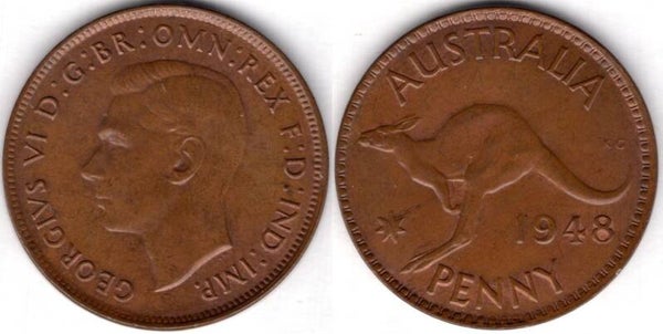 Australia. Penny 1948.  dy21196