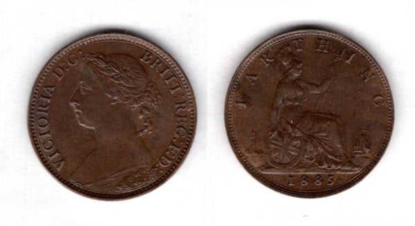 Victoria. Farthing 1885     dy21274