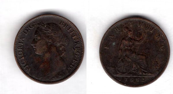Victoria. Farthing 1882H     dy21283