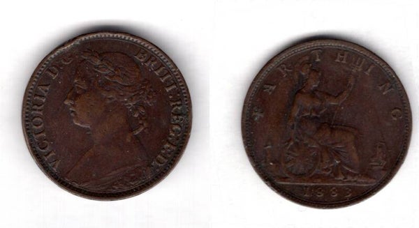 Victoria. Farthing 1883     dy21284